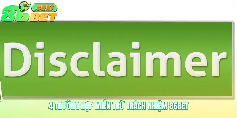Bốn kịch bản áp dụng chính sách miễn trừ trách nhiệm